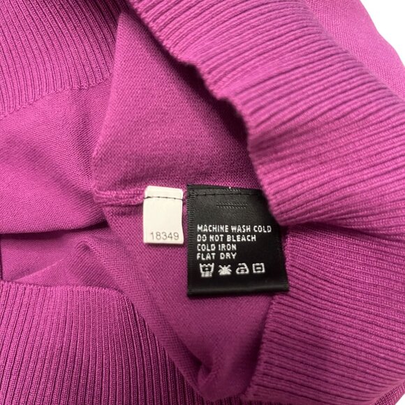August Silk Purple Cardigan Sweater Size Large - Picture 5 of 5
